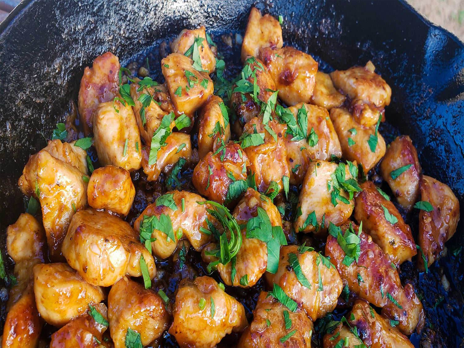 Honey Garlic Chicken Bites