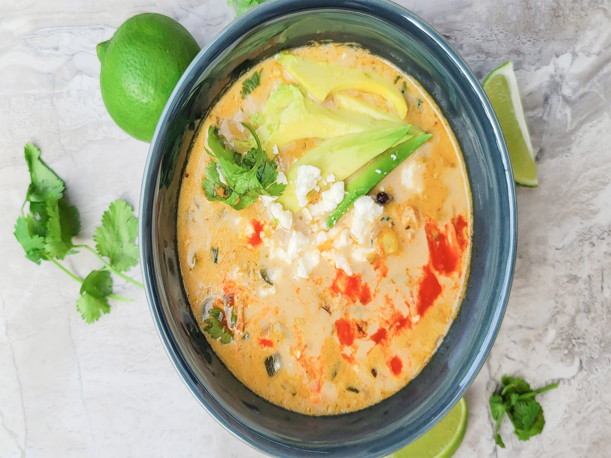 This creamy Poblano soup is sure to be a hit in your household. This recipe is simple and guilt-free and fits the low carb diet. What sends this recipe over the edge is the Addy Daddy Chili seasoning!! 